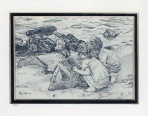 25 Seashells on the Seashore by Karyn Wiggill - Pencil