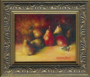 9 Red Among the Gold by Eileen Bass in Oil