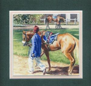 90B Novice Filly by Pat Puttergill in Watercolour